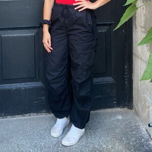 TNA Black Utility Pants